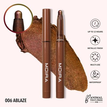 Moira Stellar Glaze Stick Eyeshadow - A Blaze