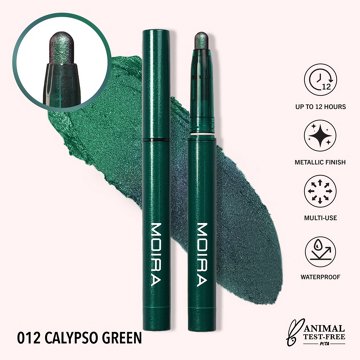 Moira Stellar Glaze Stick Eyeshadow - Calypso Green