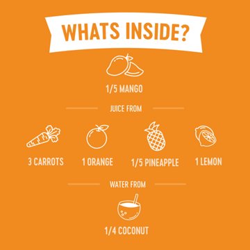 H-E-B Organics Cold-Pressed Juice - Tropical Carrot