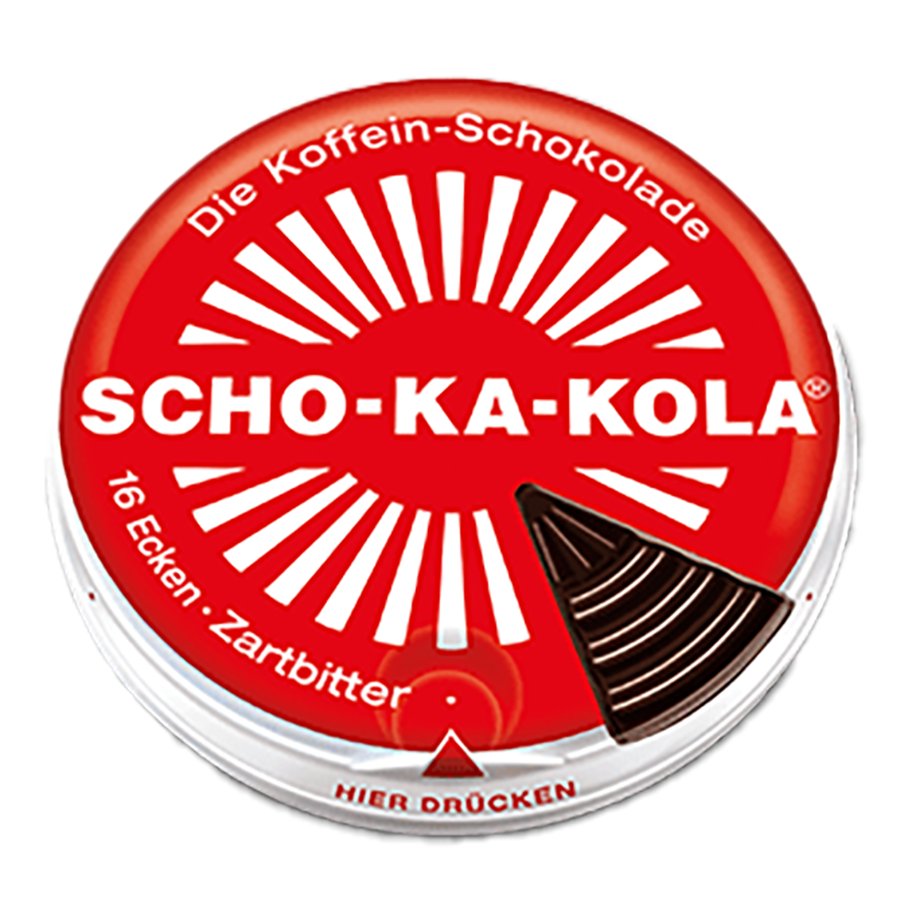 Scho-Ka-Kola German Caffeinated Chocolate Round, 3.5 oz | Central
