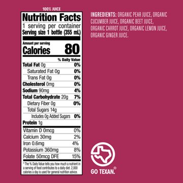 H-E-B Organics Beet Blend Juice