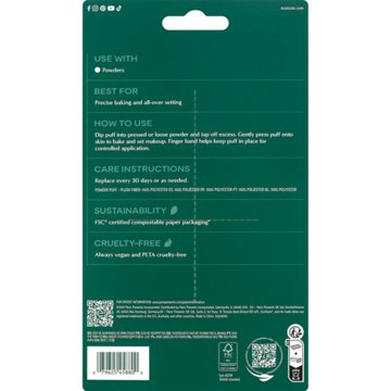 EcoTools Powder Puff Duo, 2 ct