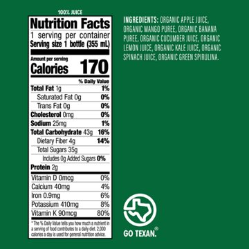 H-E-B Organics Cold-Pressed Juice - Sweet Green Blend