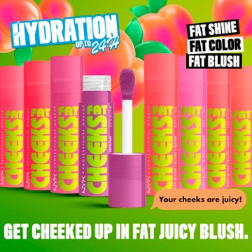 NYX Fat Cheeks Juicy Plump Blush - Fig Fizz