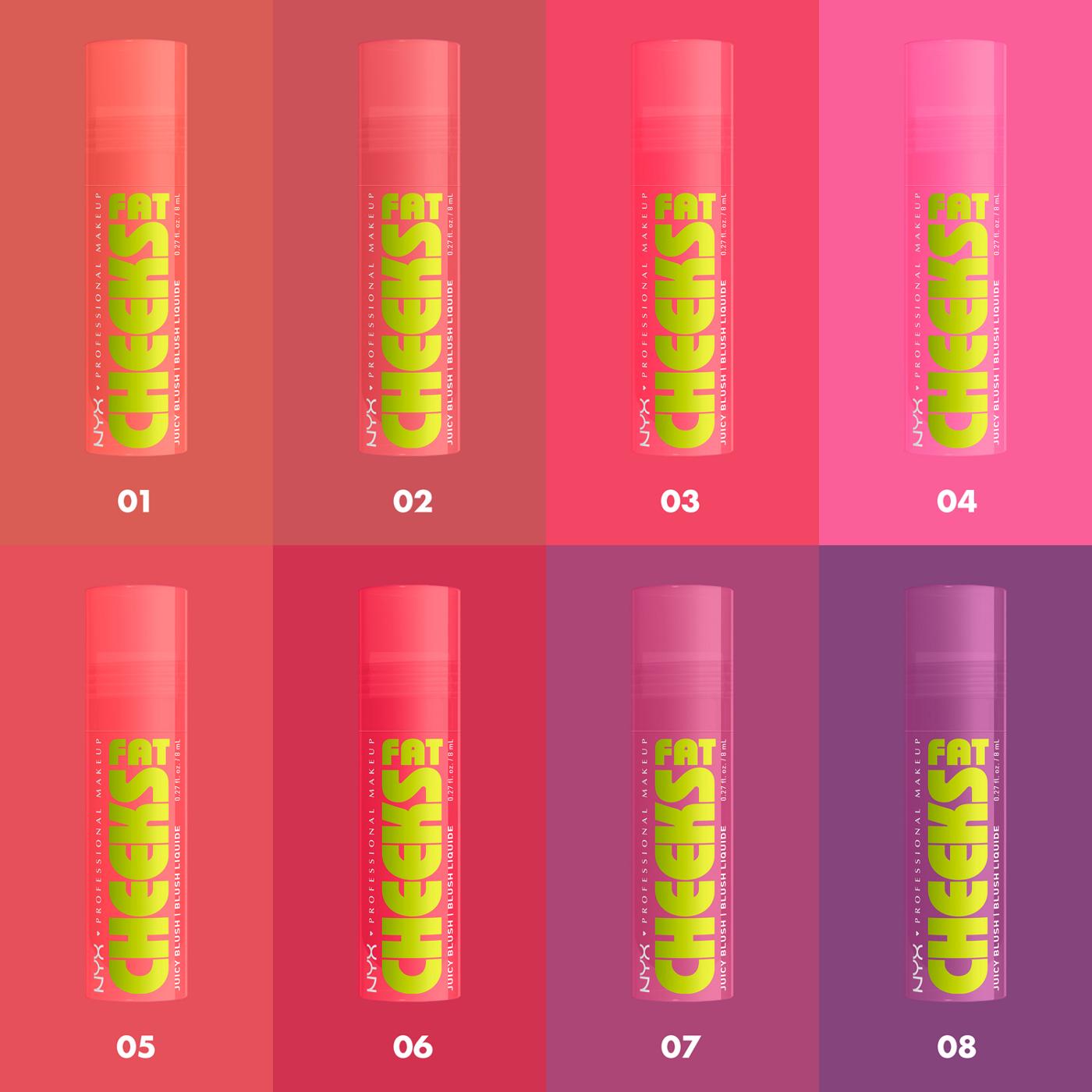 NYX Fat Cheeks Juicy Plump Blush - Papaya Plump; image 6 of 6