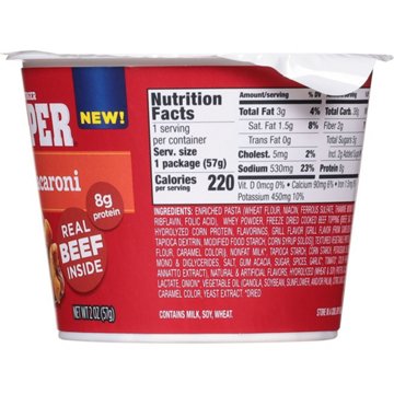 Hamburger Helper Chili Macaroni Cup