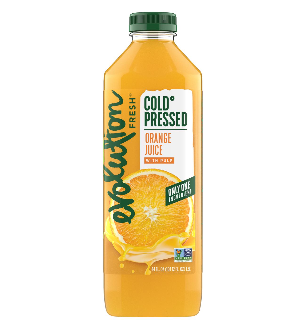 Evolution Fresh Cold Pressed Orange Juice With Pulp Shop Juice At H E B