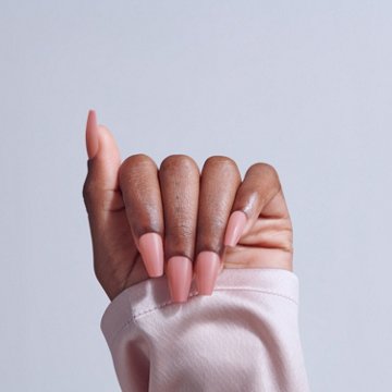 KISS CORE Color Press-On Manicure Nails - Jubilation (Pink Coffin Medium Nails), 30 ct