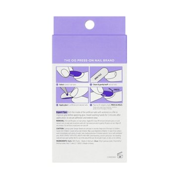 KISS CORE Color Press-On Manicure Nails - Jubilation (Pink Coffin Medium Nails), 30 ct