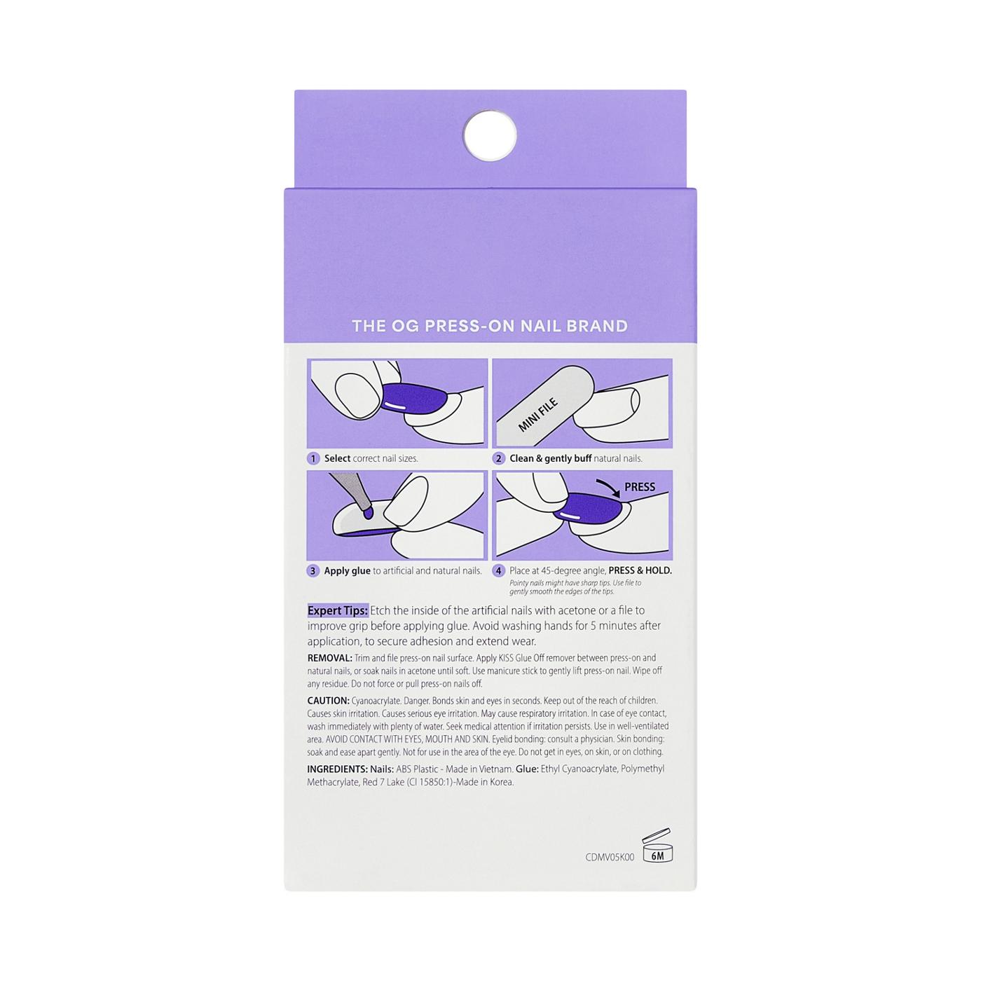 KISS CORE Design On Trend Nails - Signature (Pink Almond Medium Nails); image 2 of 9