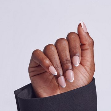 KISS CORE French Nails - Passionate (White Almond Short Nails), 32 ct