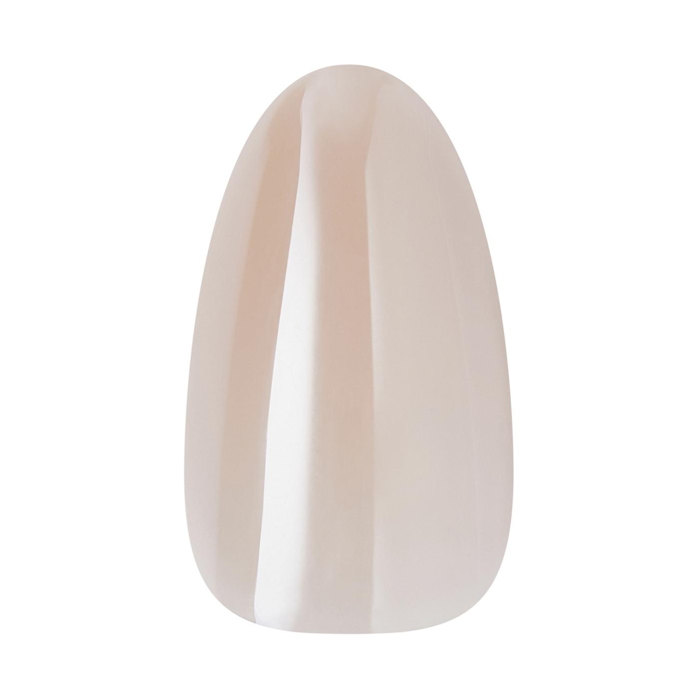 KISS ICON Premium Dazzling & Jeweled Nails - Terrific (White Almond Medium Nails); image 5 of 8