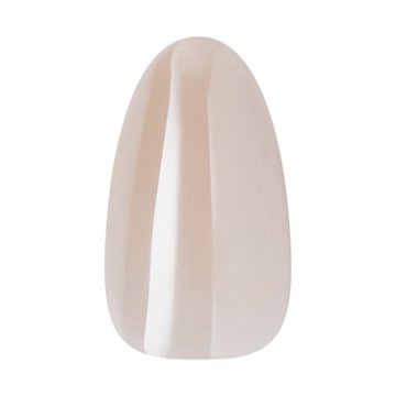 KISS ICON Premium Dazzling & Jeweled Nails - Terrific (White Almond Medium Nails), 32 ct