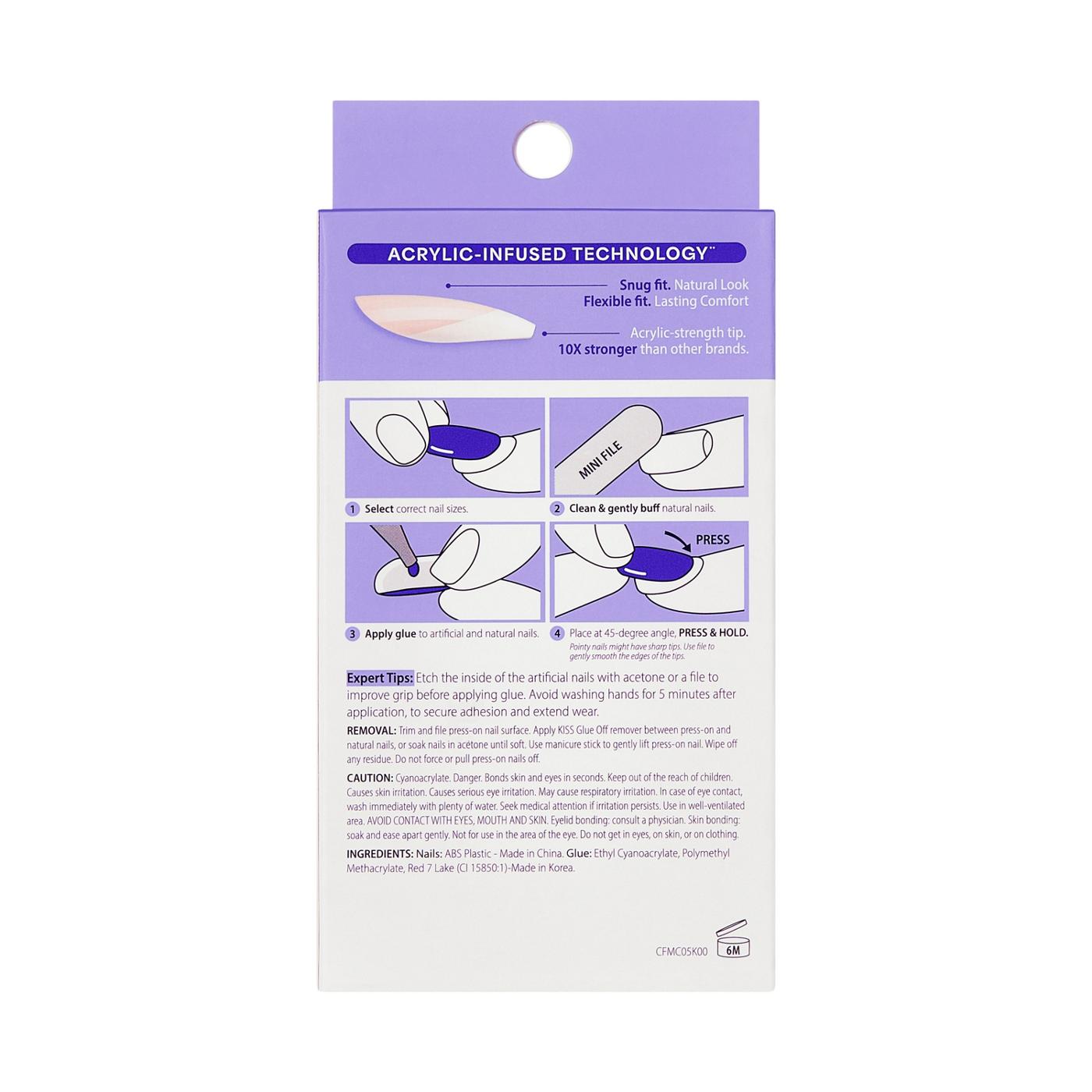 KISS CORE French Nails - Scenario (Pink Squoval Medium Nails); image 3 of 7