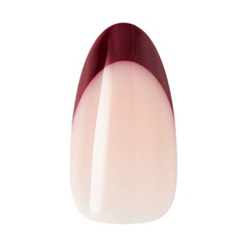 KISS CORE French Nails -  Cheerful (Red Almond Medium Nails), 32 ct