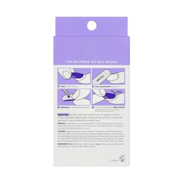 KISS CORE Color Nails - Euphonious (Pink Almond Short Nails), 32 ct