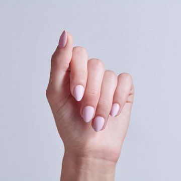 KISS CORE Color Nails - Euphonious (Pink Almond Short Nails), 32 ct