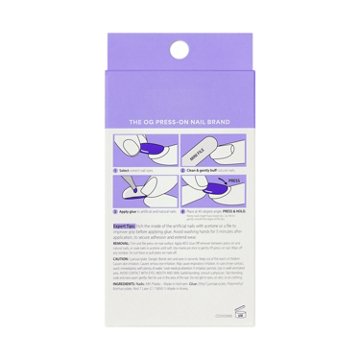 KISS CORE Design Nails - Friendship (Pink & White Round Short Nails), 32 ct