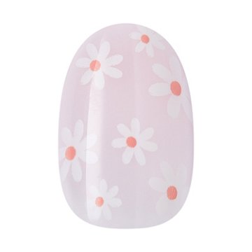KISS CORE Design Nails - Friendship (Pink & White Round Short Nails), 32 ct