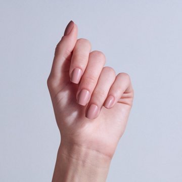 KISS CORE Color Nails - Felicity (Pink Squoval Short Nails), 32 ct