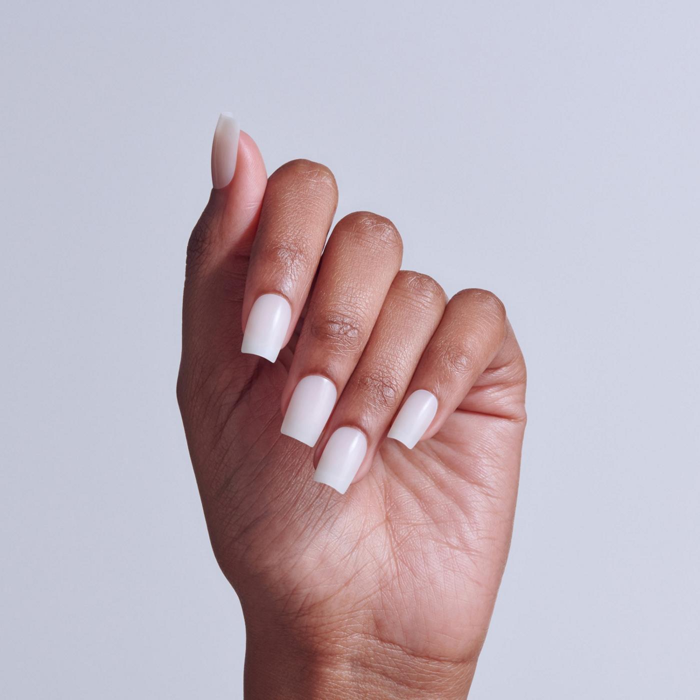 KISS Professional 140 Tips Full-Cover Nails - Ordinary Life (White Square Short Nails); image 3 of 7