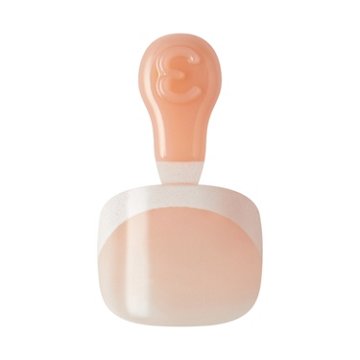 KISS imPress The No Glue Pedi Toenails - Blanc Chic, 24 ct
