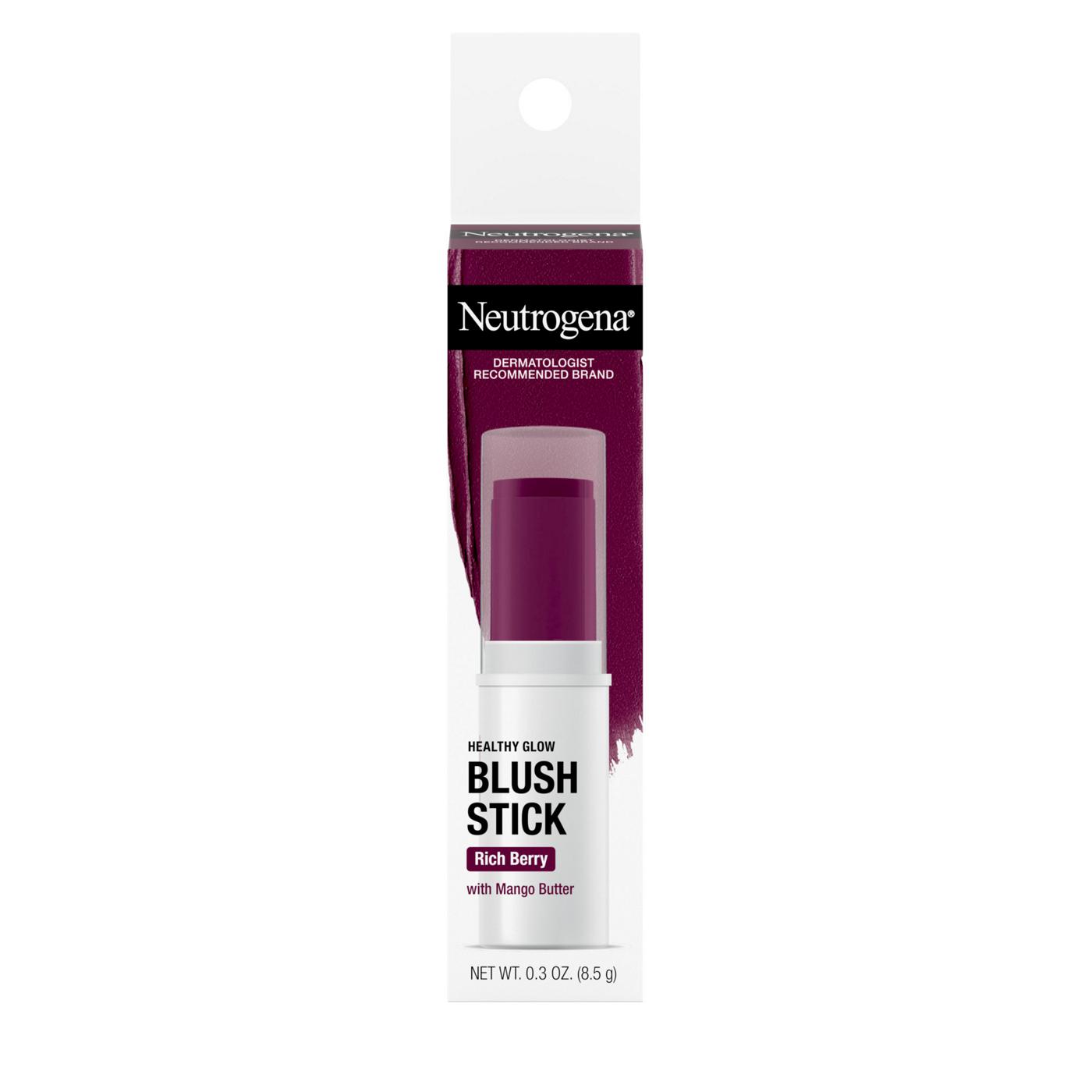 Neutrogena Healthy Glow Blush Stick - Rich Berry; image 4 of 5