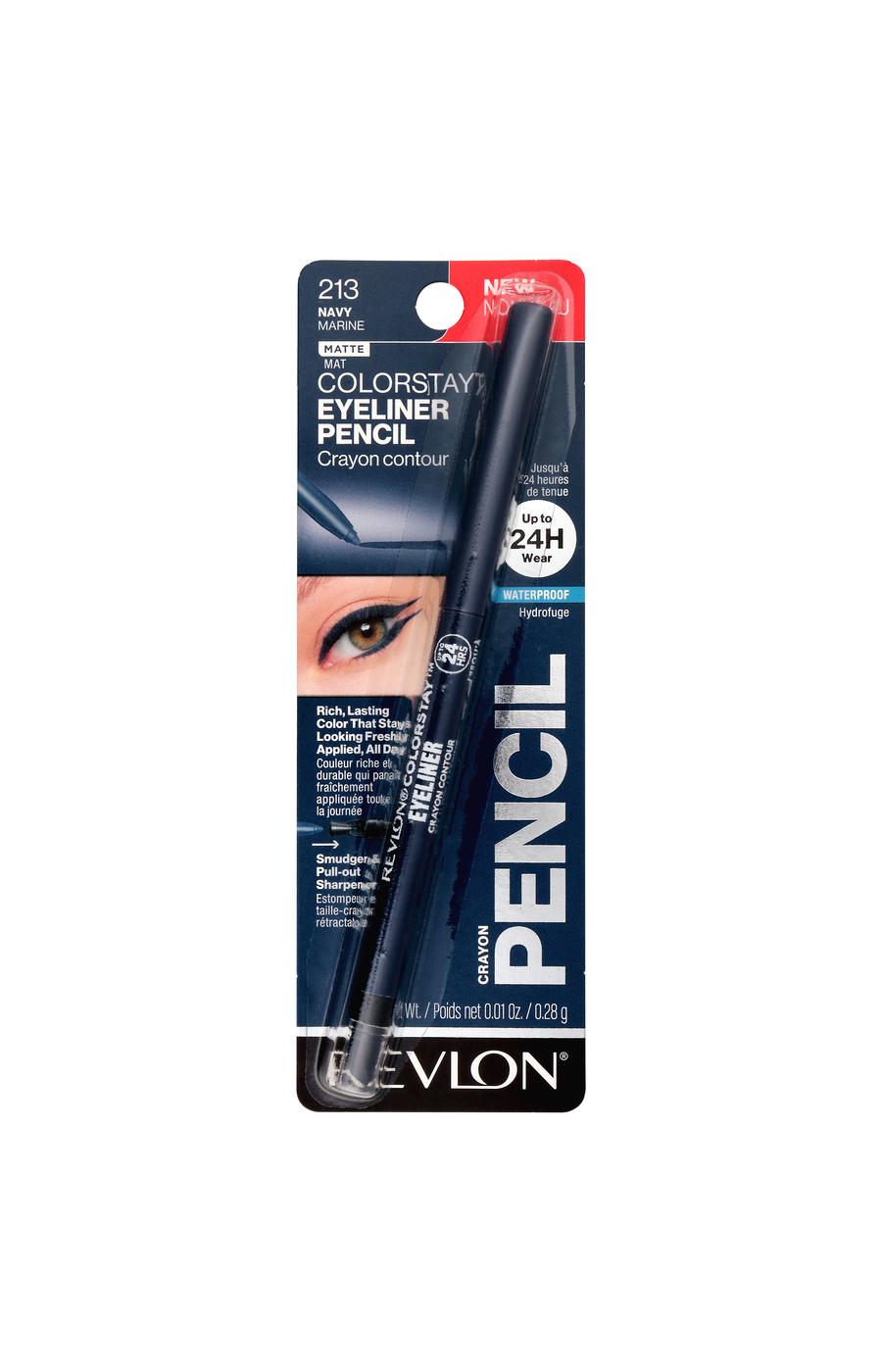 Revlon Colorstay Eyeliner Pencil - Matte Navy; image 1 of 2