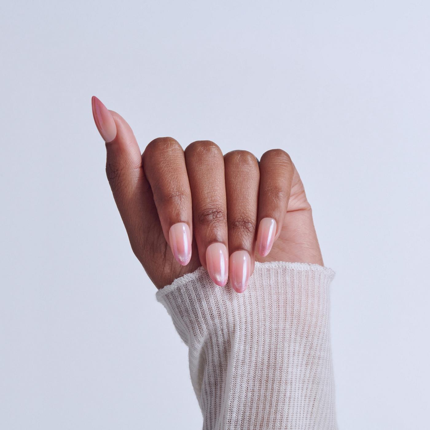 KISS GLAM Embellished Nails - Stardust Wonder (Pink Almond Medium Nails); image 3 of 7