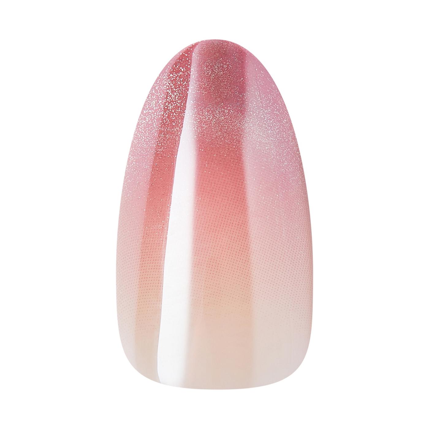 KISS GLAM Embellished Nails - Stardust Wonder (Pink Almond Medium Nails); image 5 of 7