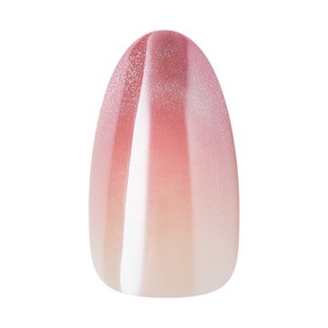 KISS GLAM Embellished Nails - Stardust Wonder (Pink Almond Medium Nails), 32 ct