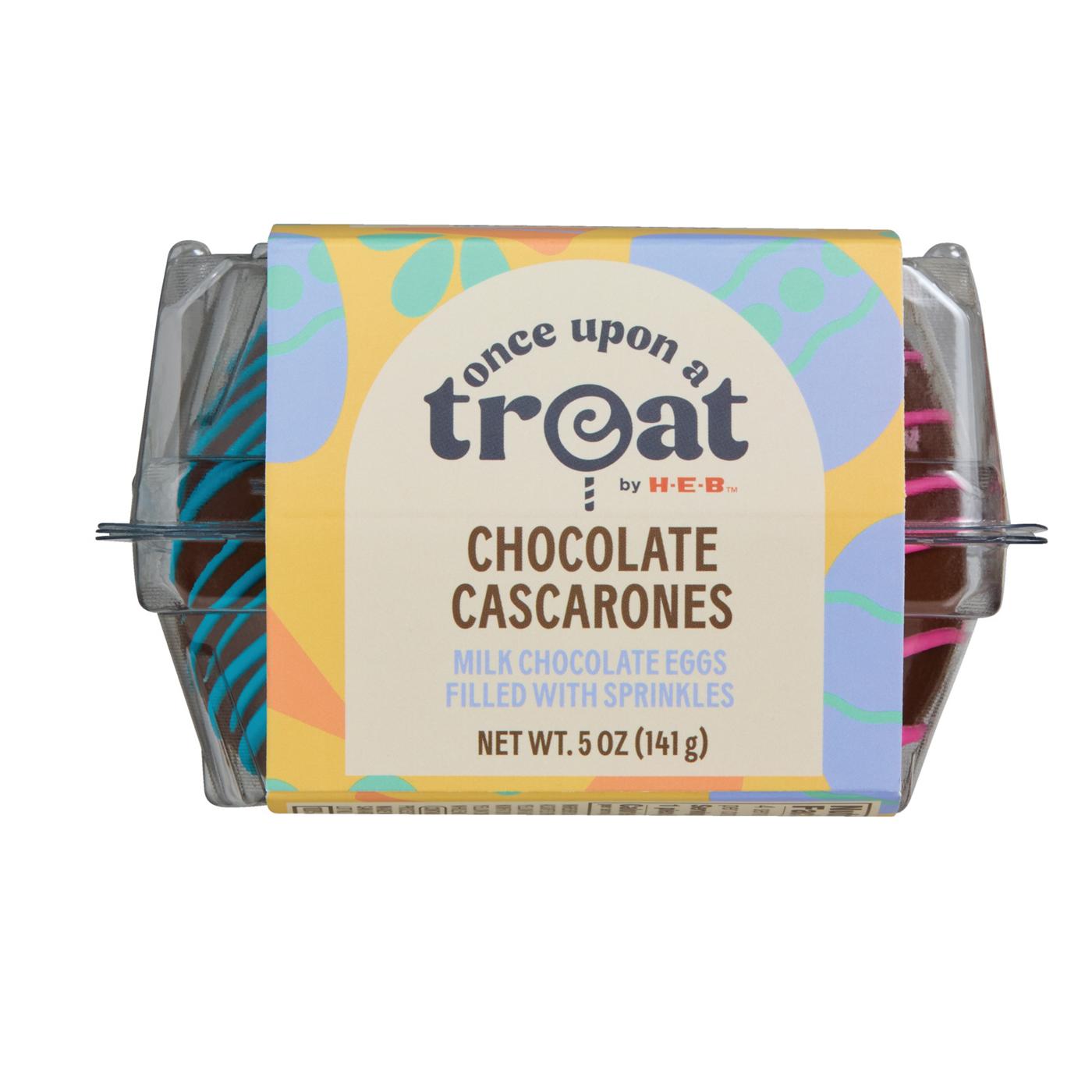 Once Upon a Treat by H-E-B Milk Chocolate Cascarones Easter Eggs Filled with Sprinkles, 4 ct; image 5 of 13