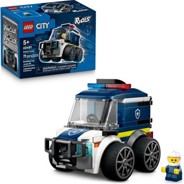 LEGO City Rides Police Truck Building Set, 71 pc