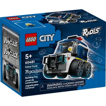 LEGO City Rides Police Truck Building Set, 71 pc