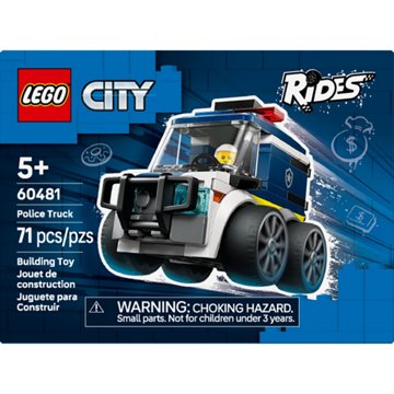 LEGO City Rides Police Truck Building Set, 71 pc
