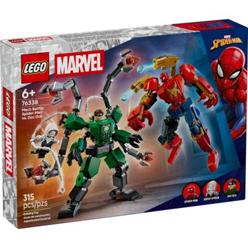 LEGO Super Heroes Mech Battle: Spider-Man vs. Doc Ock Building Set, 315 pc