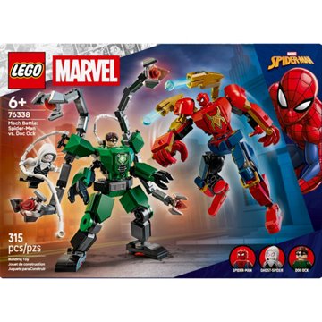 LEGO Super Heroes Mech Battle: Spider-Man vs. Doc Ock Building Set, 315 pc