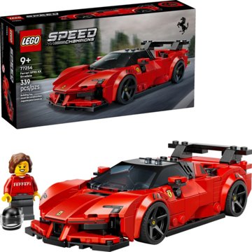 LEGO Speed Champions Ferrari SF90 XX Stradale Sports Car Building Set, 339 pc