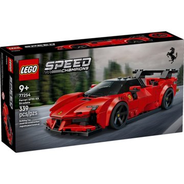 LEGO Speed Champions Ferrari SF90 XX Stradale Sports Car Building Set, 339 pc