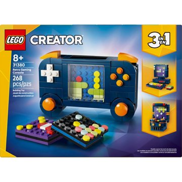 LEGO Creator Retro Gaming Console Building Set, 268 pc