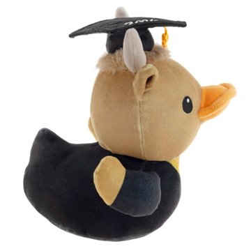 Quackerz Cow 2026 Graduation Duck Plush, 6"