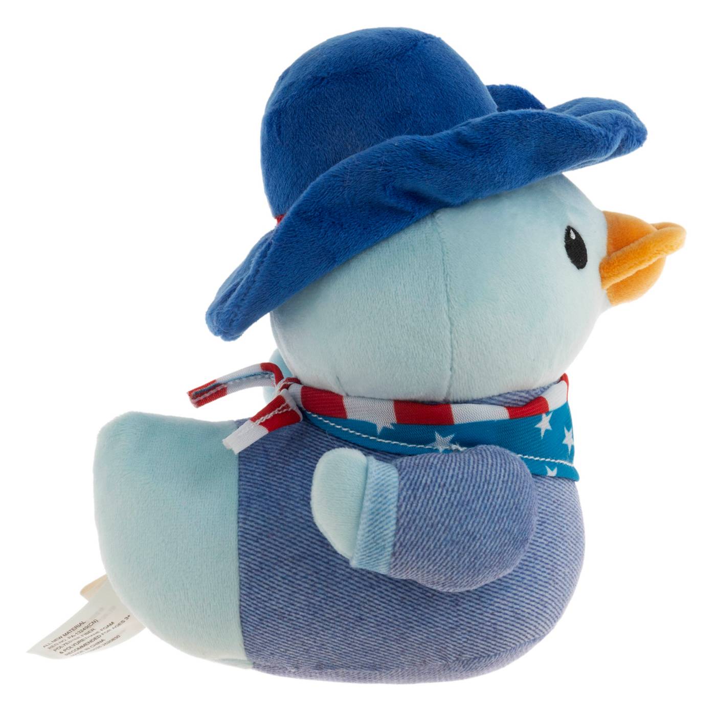 Quackerz Patriotic Cowboy Duck Plush; image 3 of 4