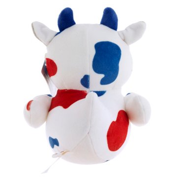 Quackerz Patriotic Cow Duck Plush, 6"