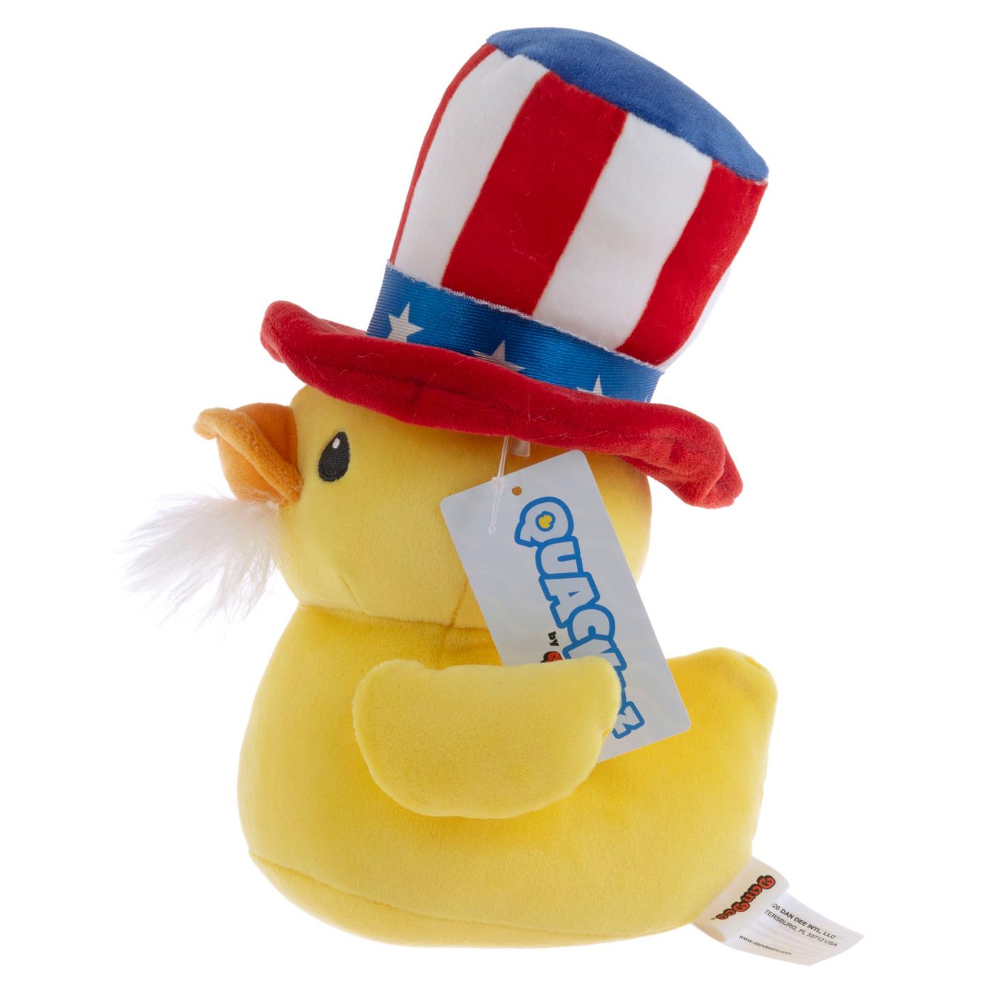 Quackerz Patriotic Uncle Sam Duck Plush; image 2 of 4