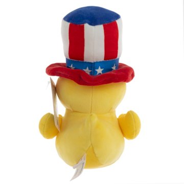 Quackerz Patriotic Uncle Sam Duck Plush, 6"