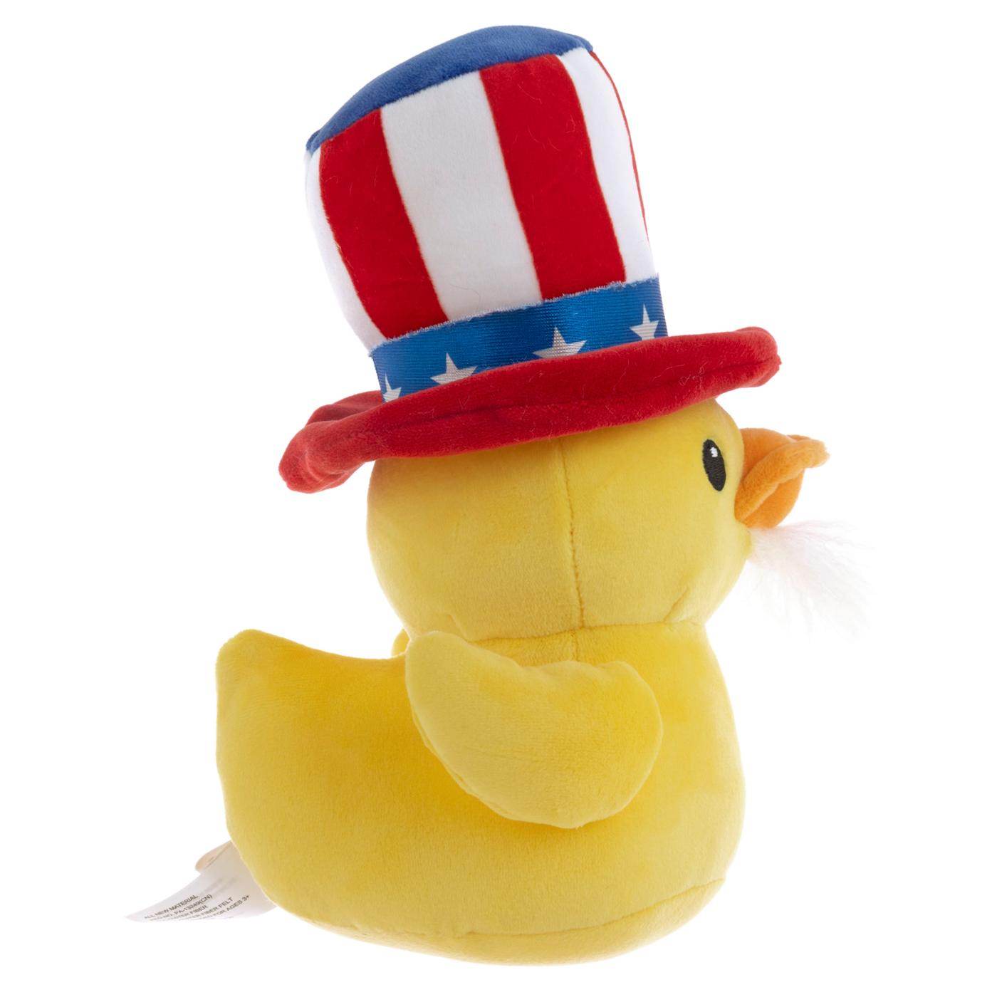 Quackerz Patriotic Uncle Sam Duck Plush; image 4 of 4