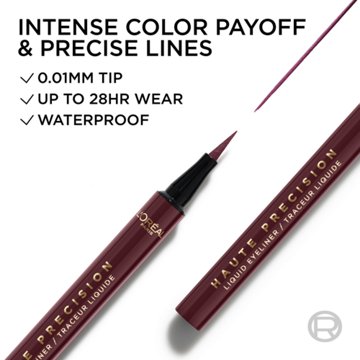 L'Oréal Paris Haute Precision Liquid Eyeliner - Burgundy Cash