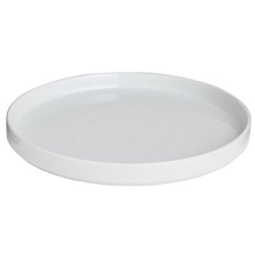 our goods Round White Porcelain Dinner Plate, 10.5"