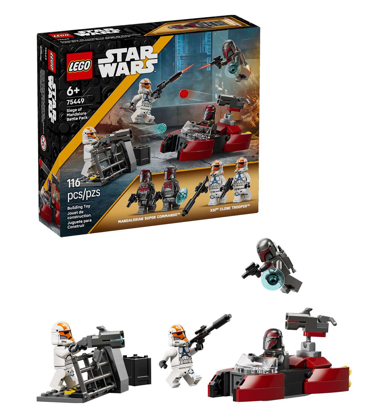 LEGO Star Wars TM Siege of Mandalore Battle Pack Building Set; image 1 of 8
