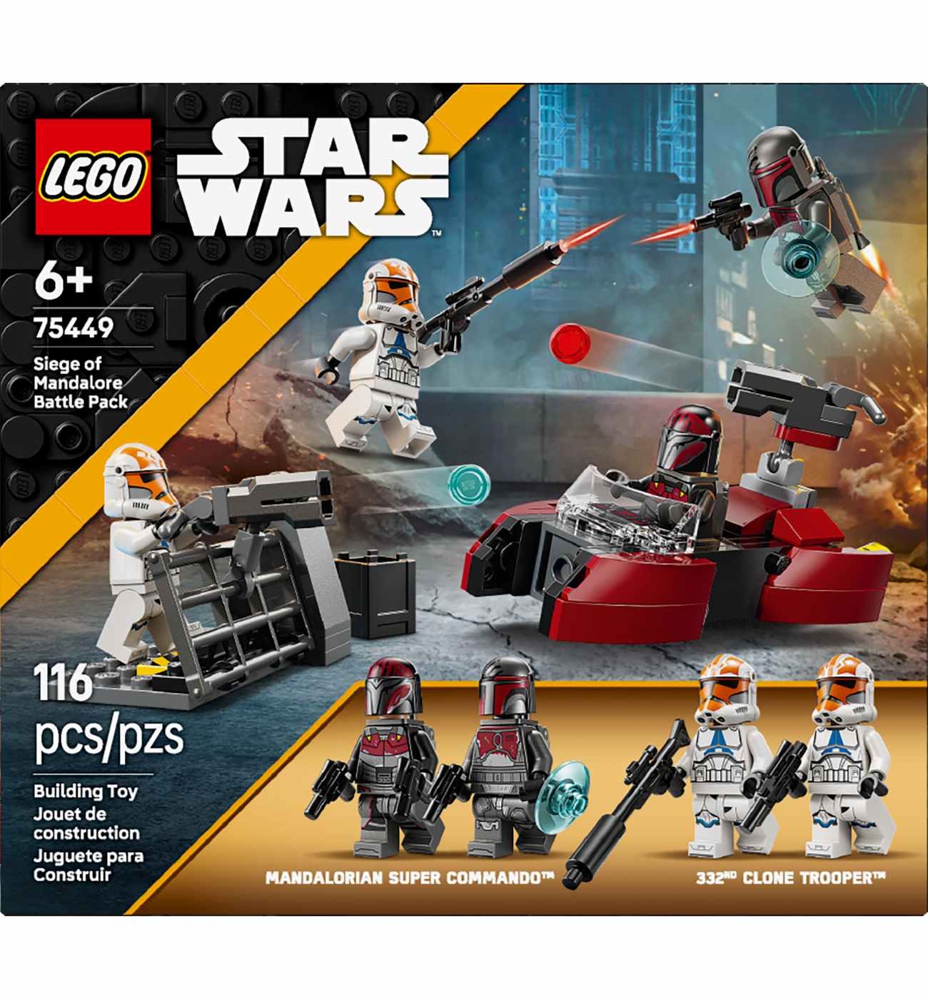 LEGO Star Wars TM Siege of Mandalore Battle Pack Building Set; image 4 of 8